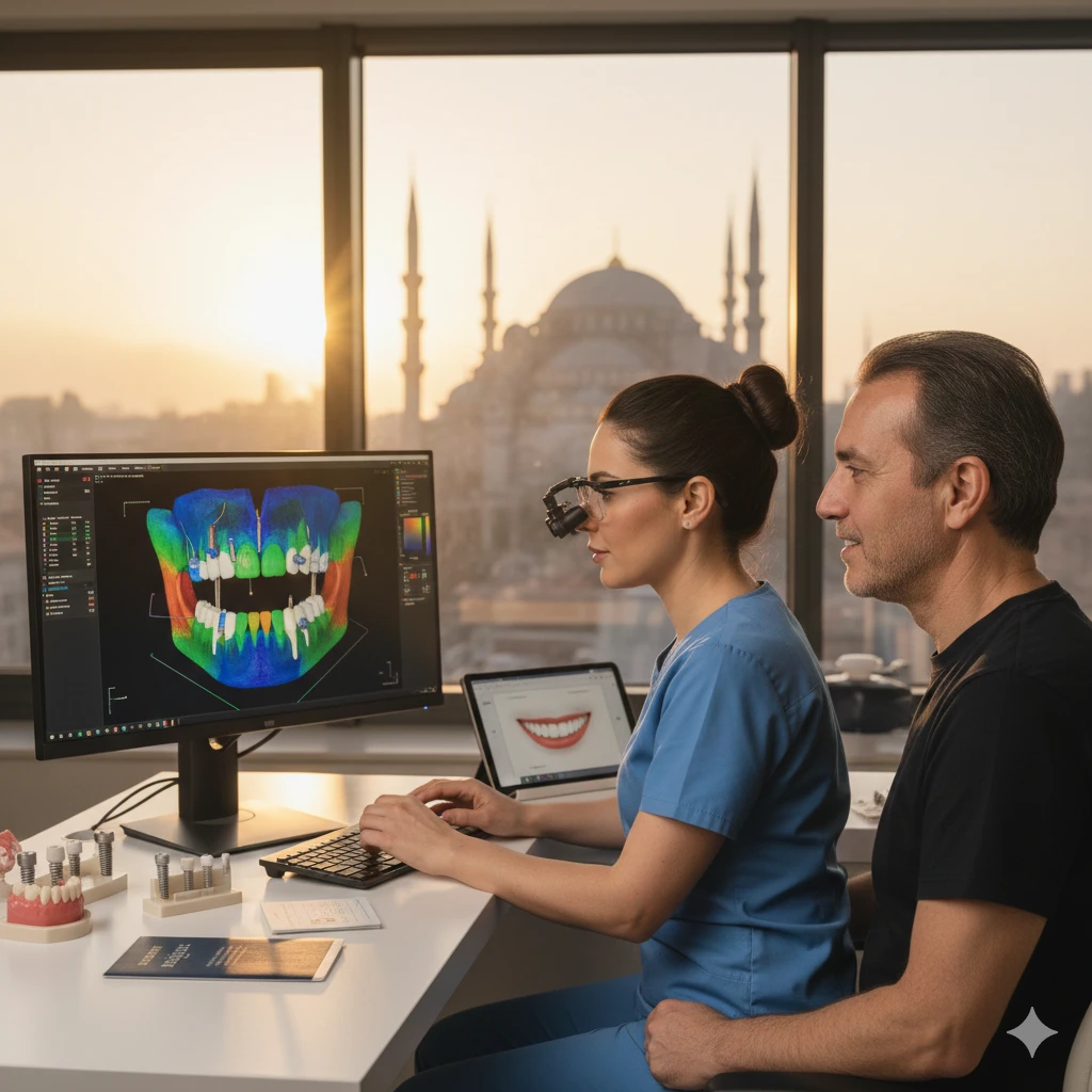 3d cbct bone analysis for dental implants at valuedent clinic.