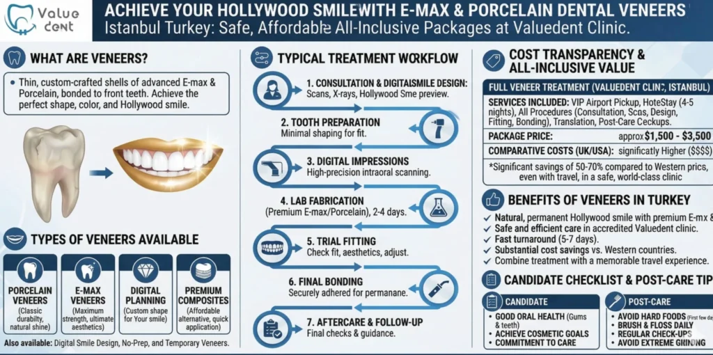 valuedent clinic dental veneers in istanbul turkey