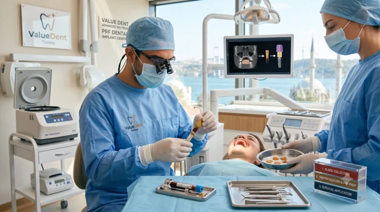 Dental Implant By (PRF) Platelet-Rich Fibrin Technique