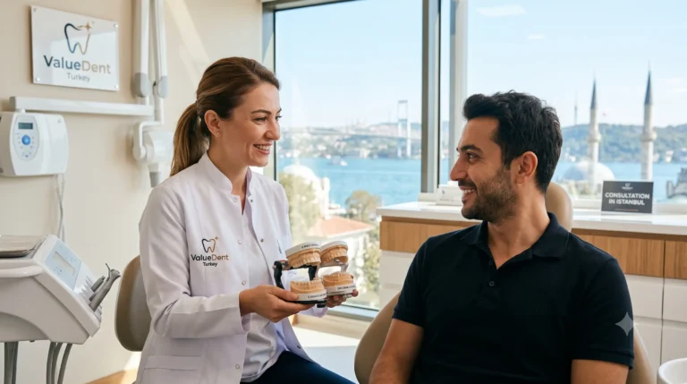 How to Choose Between E-Max Veneers and Zirconia Crowns for Your Hollywood Smile in Istanbul Turkey